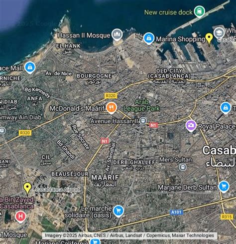 google maps morocco casablanca.